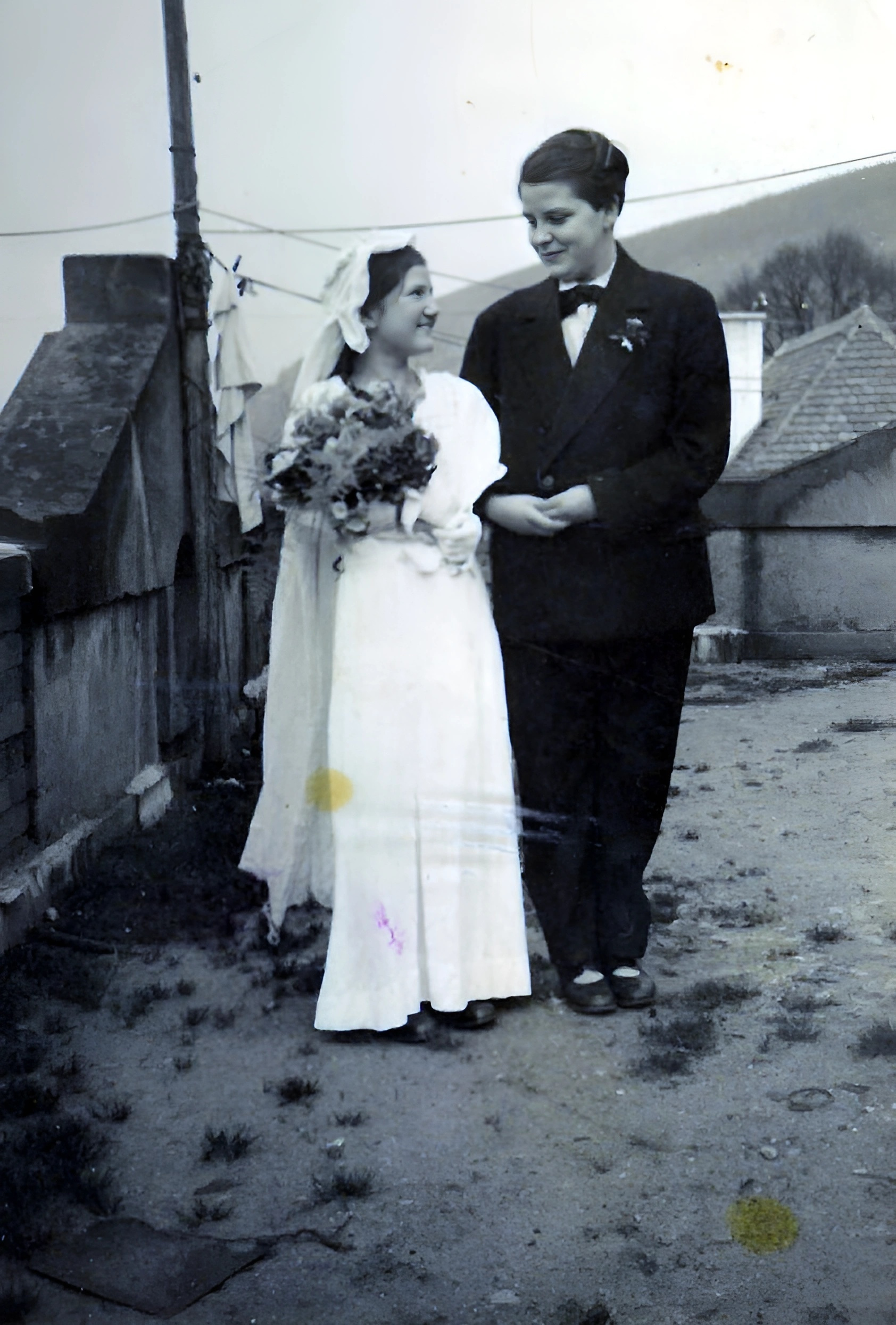 Auf der Dachterrasse der Schwanen Apotheke